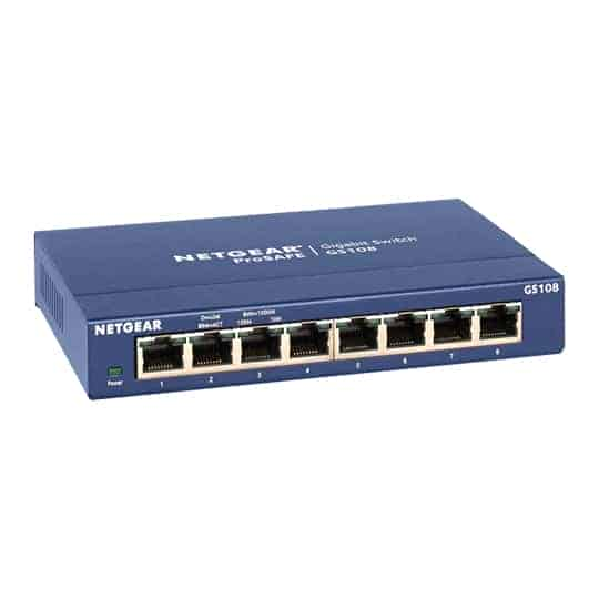 Netgear ProSafe 8-Port Gigabit Desktop Switch Metal